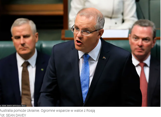 Australia pomoże Ukrainie. Ogromne wsparcie w walce z Rosją.