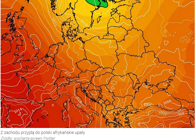 Europa walczy z ekstremalną pogodą. Fala upałów zbliża się do Polski
