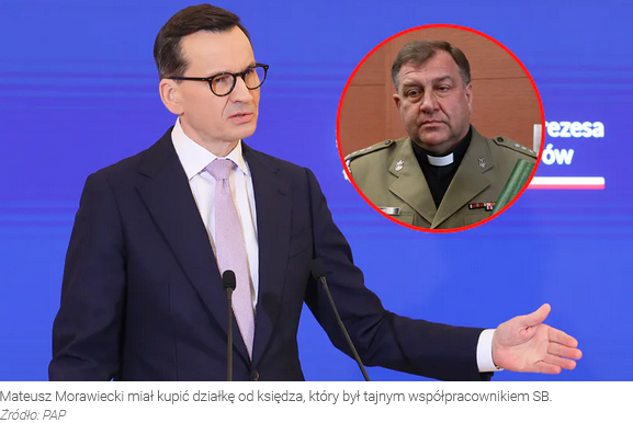 Ksiądz współpracował z SB. Morawiecki tanio kupił od niego działki