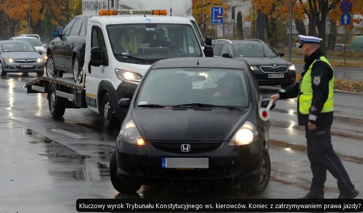 Kluczowy wyrok Trybunału Konstytucyjnego ws. kierowców. Koniec z zatrzymywaniem prawa jazdy?