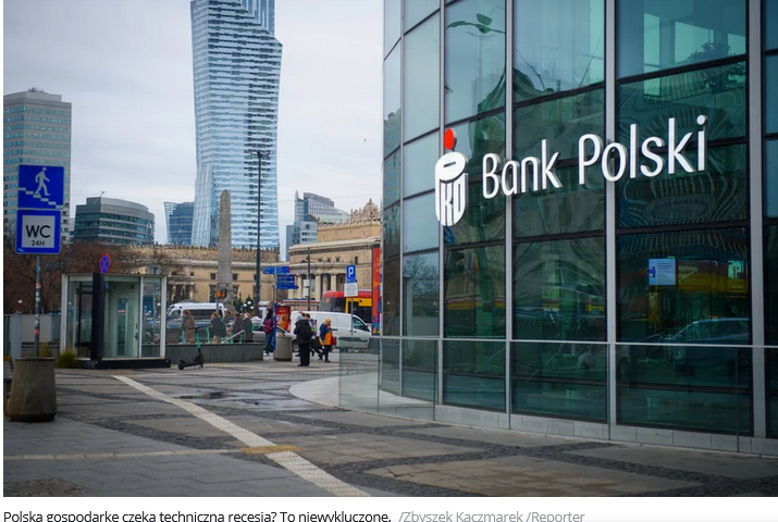 PKO BP: Polską gospodarkę czeka techniczna recesja