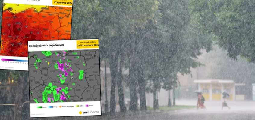 Na Polskę idą trzy fale silnych nawałnic. To będą mezoskalowe układy