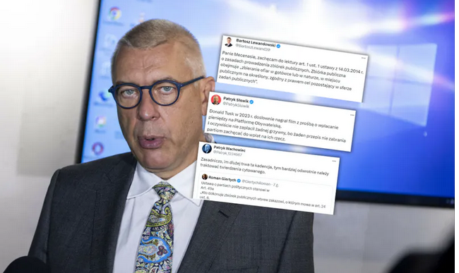 Kolejna manipulacja posła KO Romana Giertycha. Została szybko zauważona: „po co pan bije pianę?”