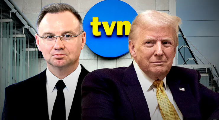 Duda przeciwny ruchowi Tuska ws. sprzedaży TVN. Do gry może wejść Trump